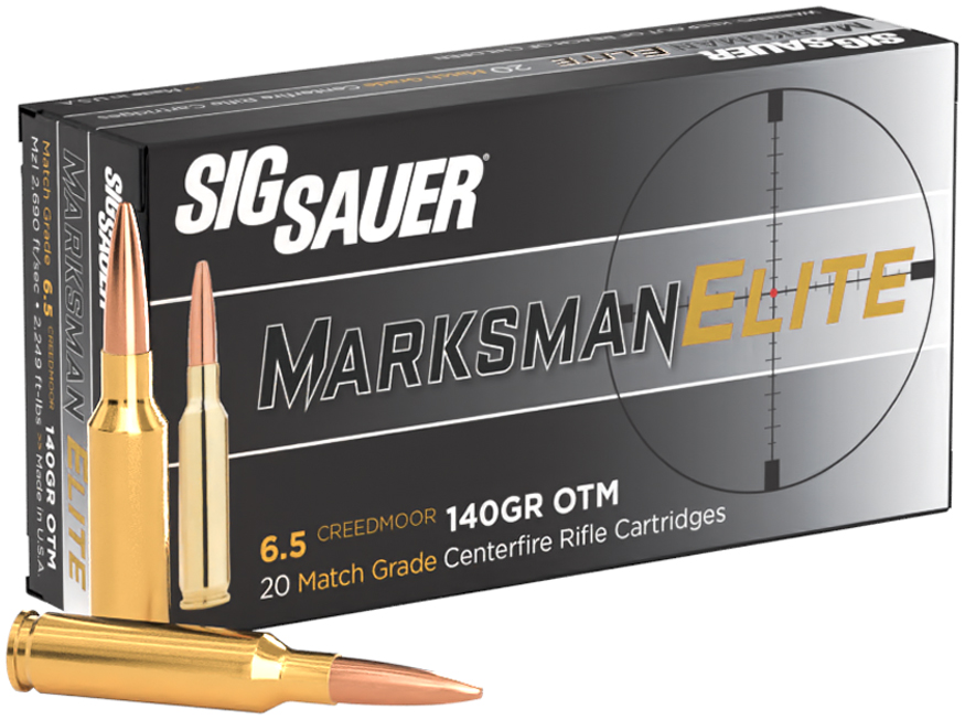 SIG AMMO 6.5CREED 140GR ELITE MATCH OTM 20/10 - Ammunition